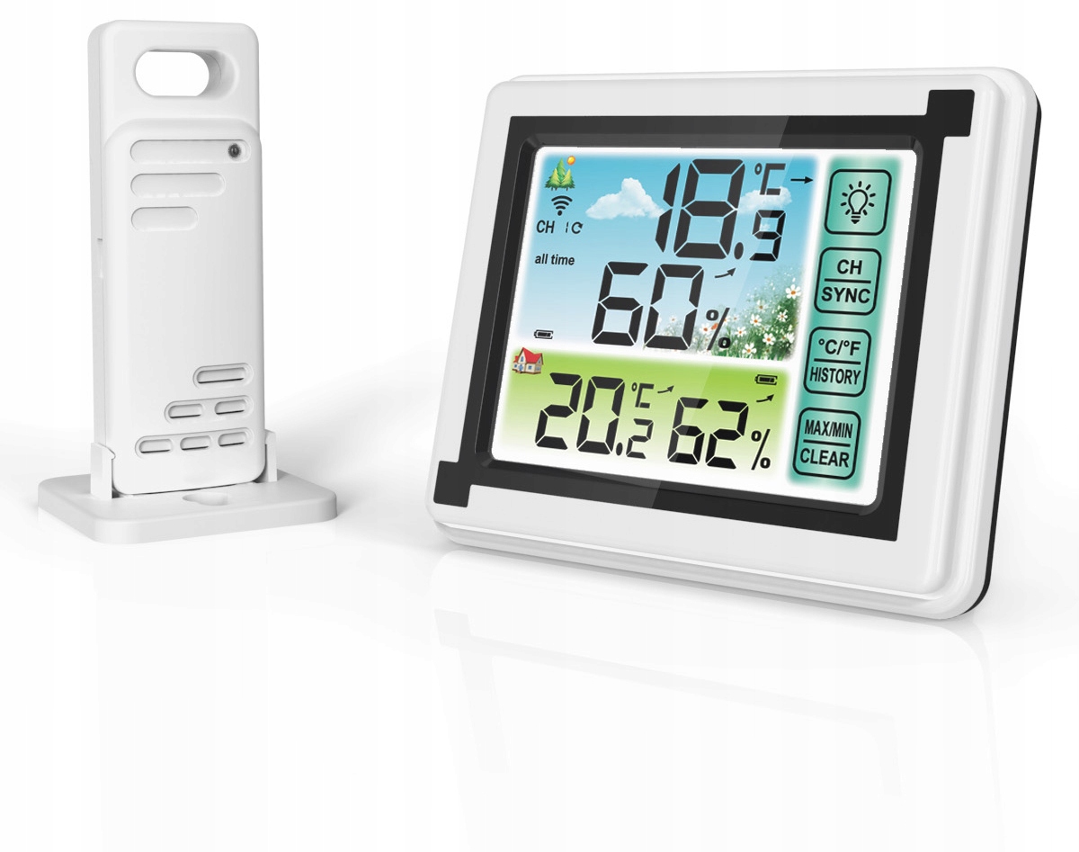 DODATKOWY BEZPRZEWODOWY CZUJNIK DO STACJI POGODY Marka Omna