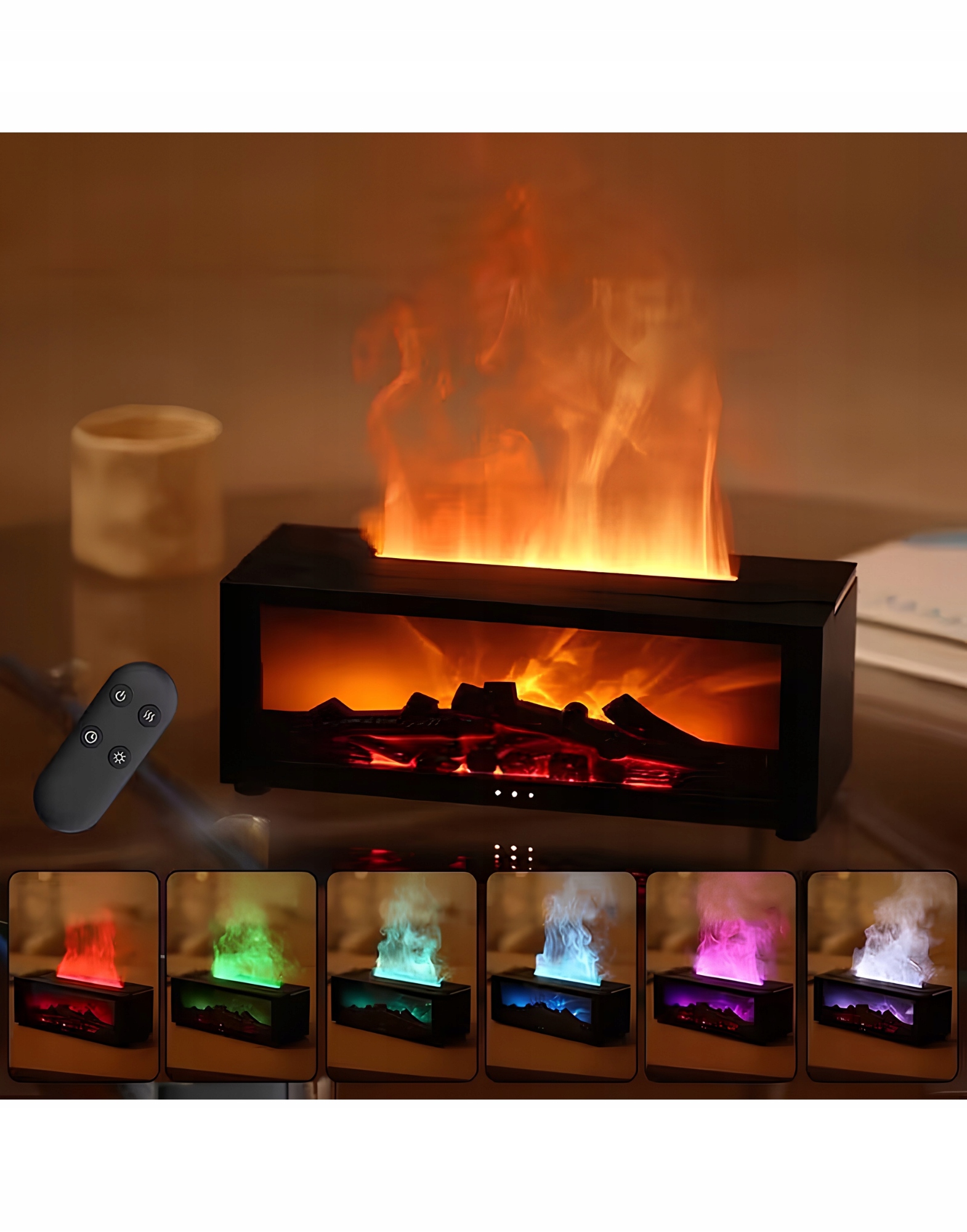 Nawilżacz ultradźwiękowy LED RGB Regmag LN-34 – Funkcje dopasowane do chwili