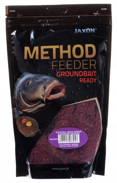 Zanęta Ready Ochotka Białe Robaki Gotowa Jaxon method feeder 750G karp lin