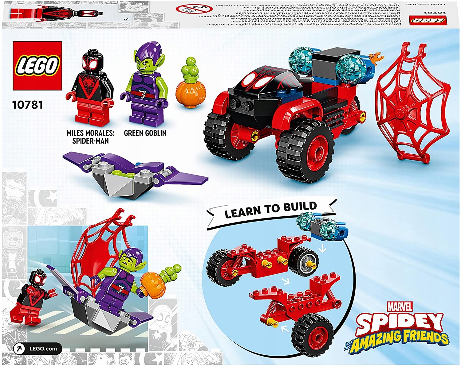 LEGO 10781 Technotrójkołowiec Spider-Mana Marka LEGO