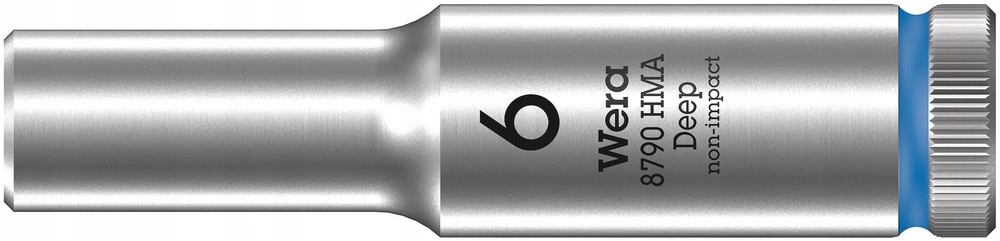 Wera Klucz Nasadowy Nasadka Długa Wysoka 1/4" 8790 Hma Deep 6 MM