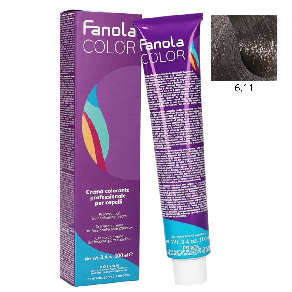 

Fanola Crema Colore 6.11 100ml farba do włosów