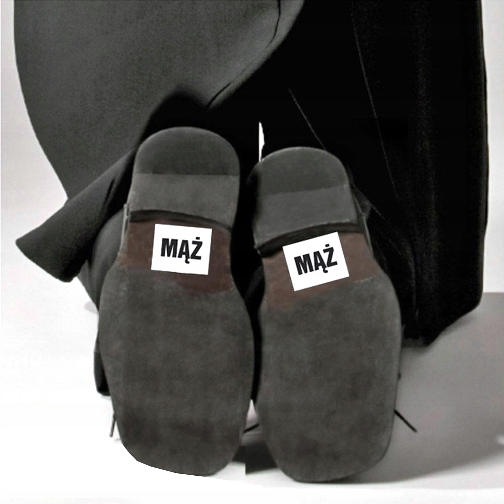 naklejki na buty 2szt.  MĄŻ — 4