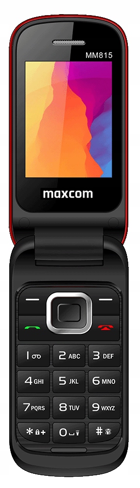 Telefon dla seniora Maxcom Comfort MM815 Czerwony Z klapką Przycisk Sos