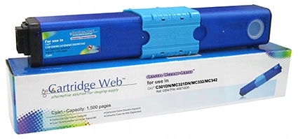 Toner Cartridge Web Cyan Oki C301 náhrada 44973535