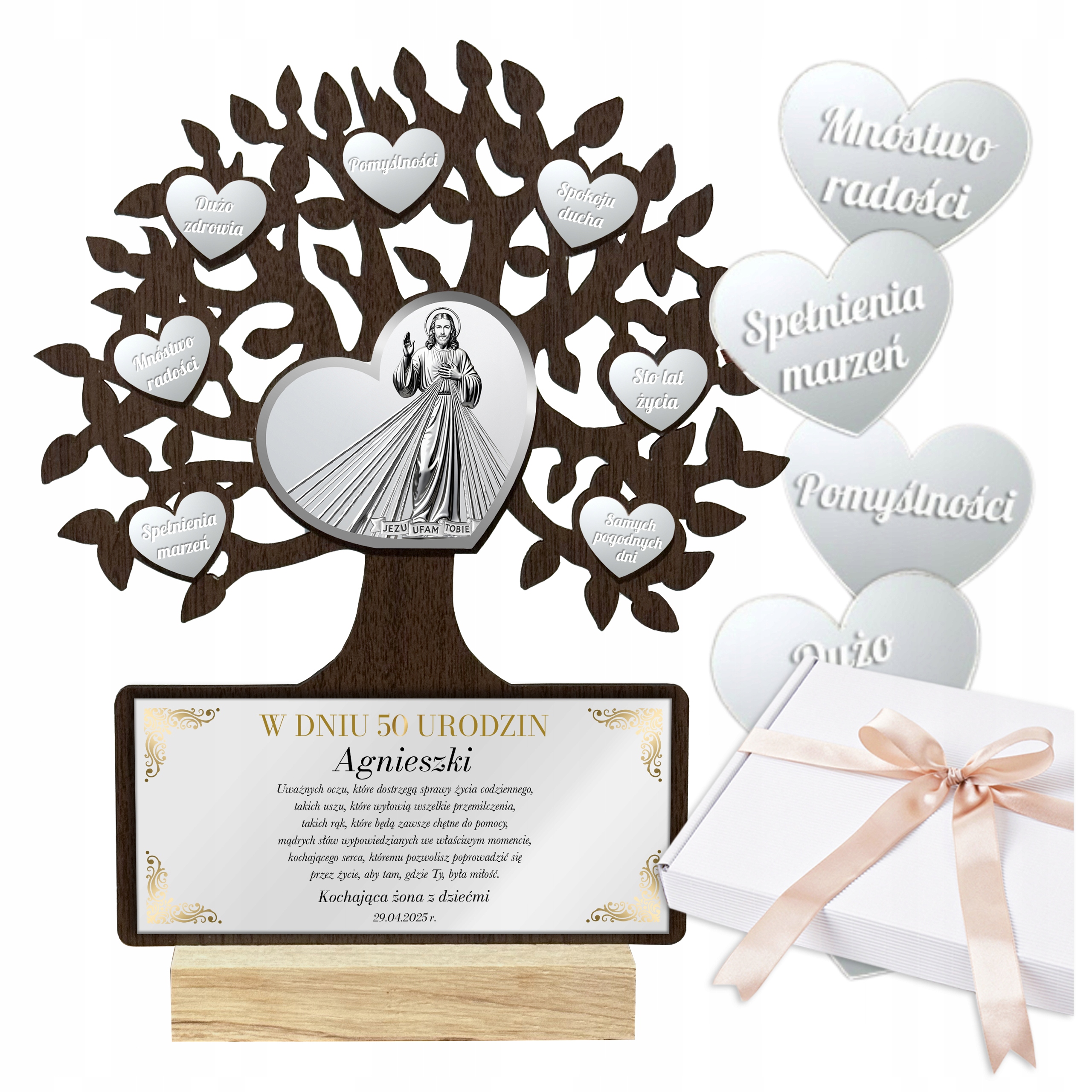 Na Urodziny Jubileusz 40 50 60 70 80 Drzewko Szczęścia Grawer