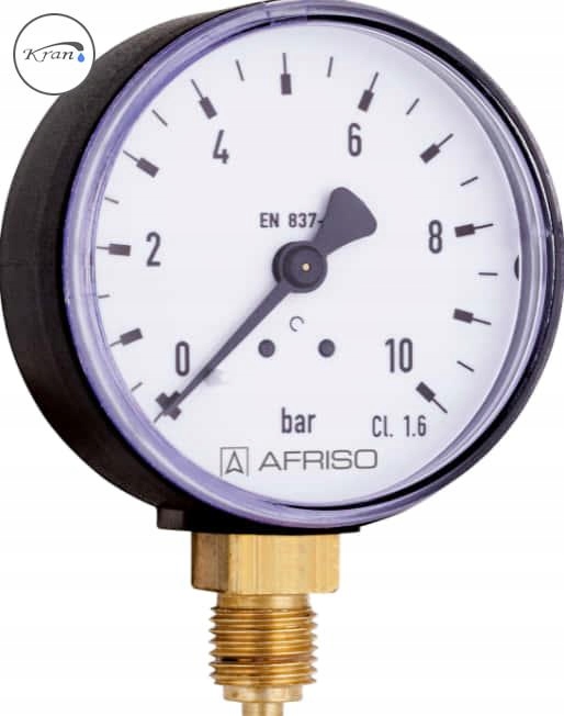 Standardní Manometr Afriso RF100 0-10B fi100 mm 0÷10 bar G1/2"