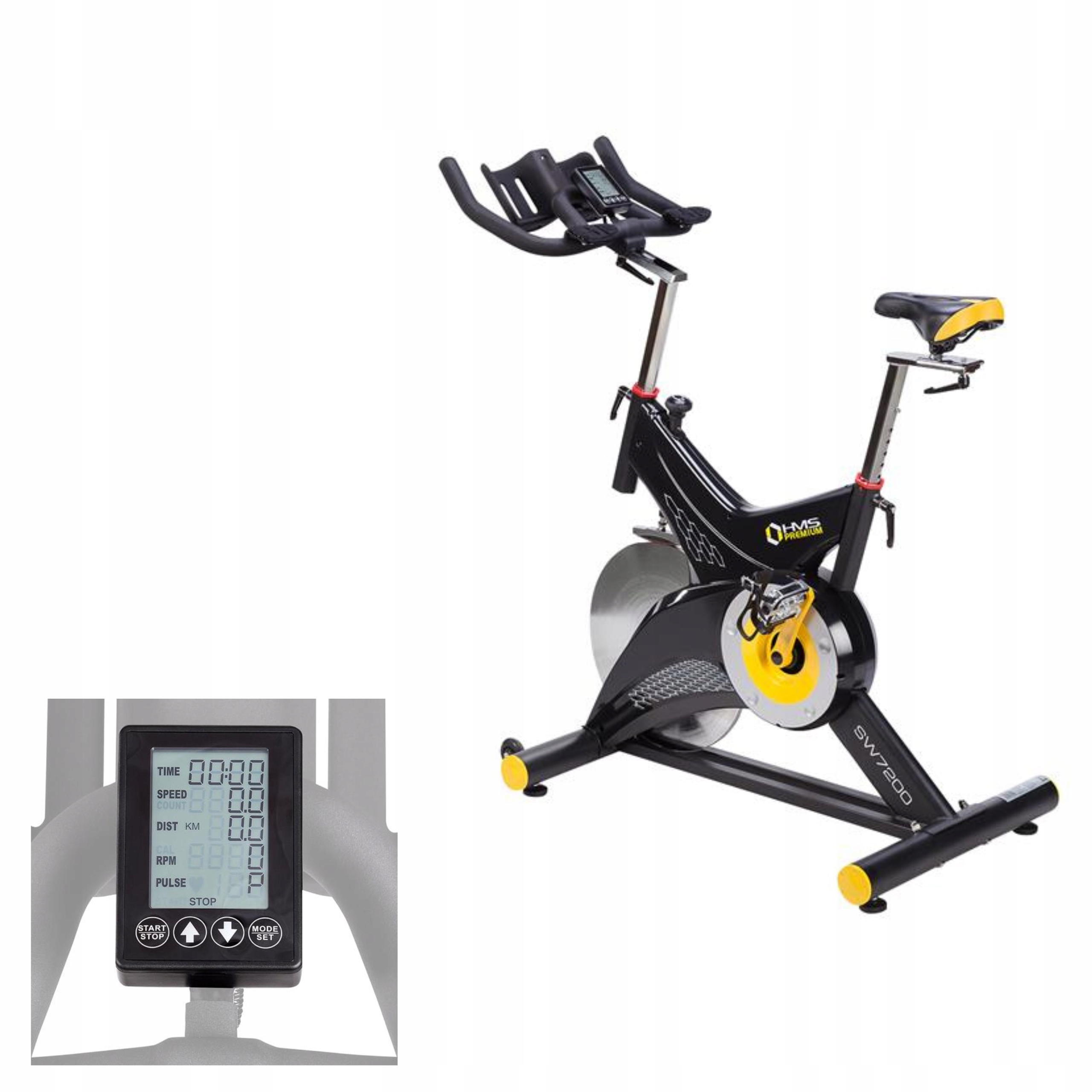 Rower Spinningowy Hms Premium 22 Kg Mechaniczny Opór Regulacja Pion Poziom