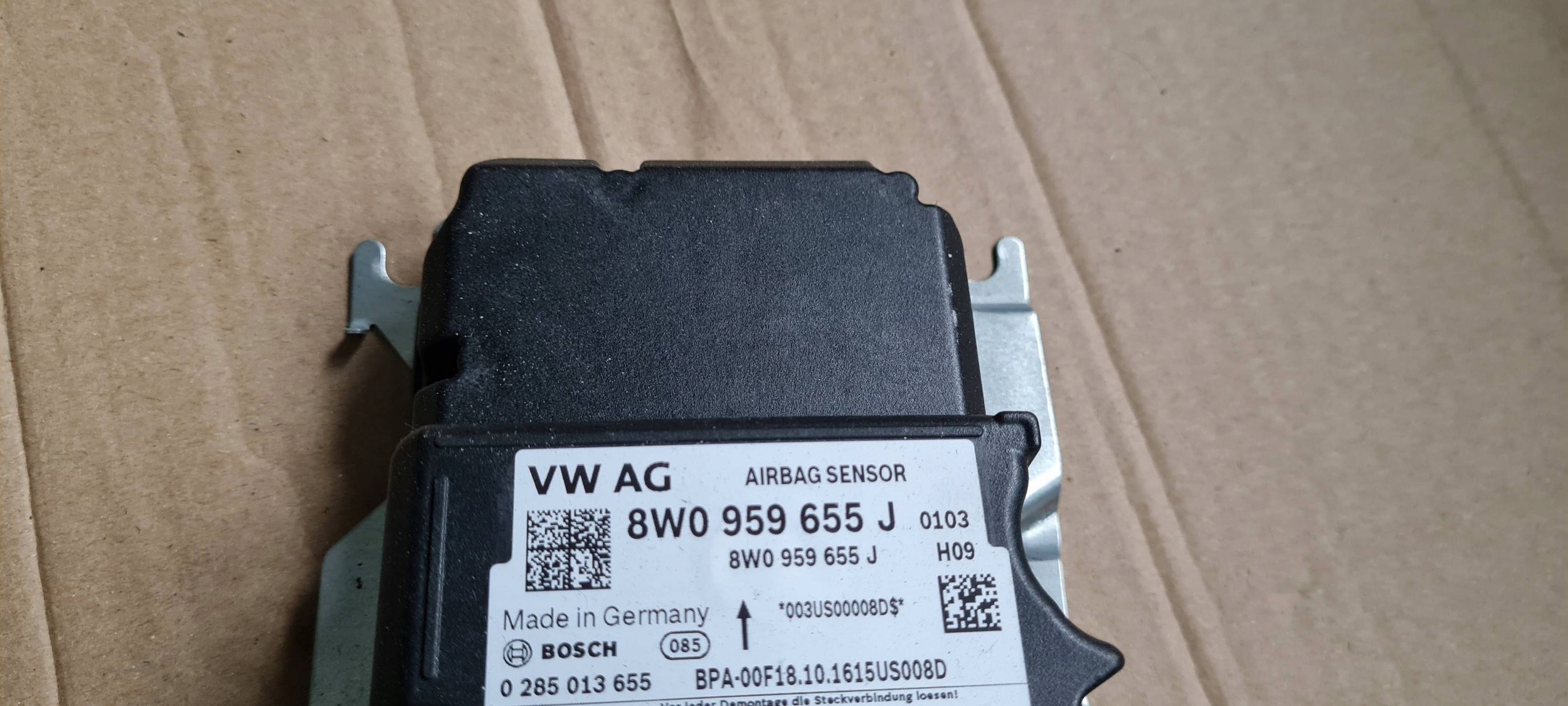 S4 B9 8W A4 modulo SENSOR airbag airbag ORG 8W0959655J A5 8W S5