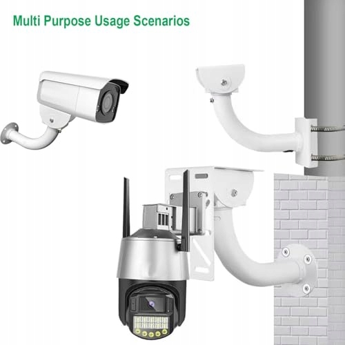 PUYREEINN Uchwyt Uniwersalny Do Kamer CCTV IP Dome J-Form Montaż Ścienny — miniatura 2