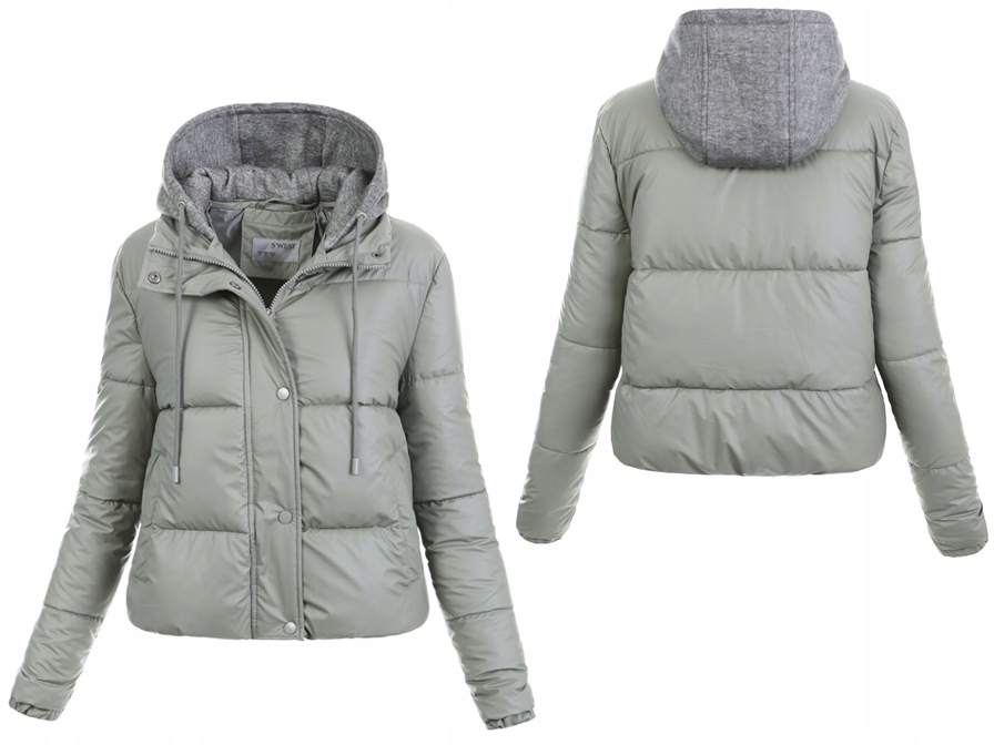 8218 Damska Jesienna Ortalion Kurtka Khaki L