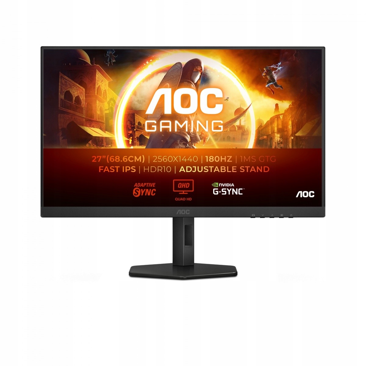 Aoc Monitor Q27G4XF 27 palcov 180 Hz Fast Ips Hdmi Dp Has