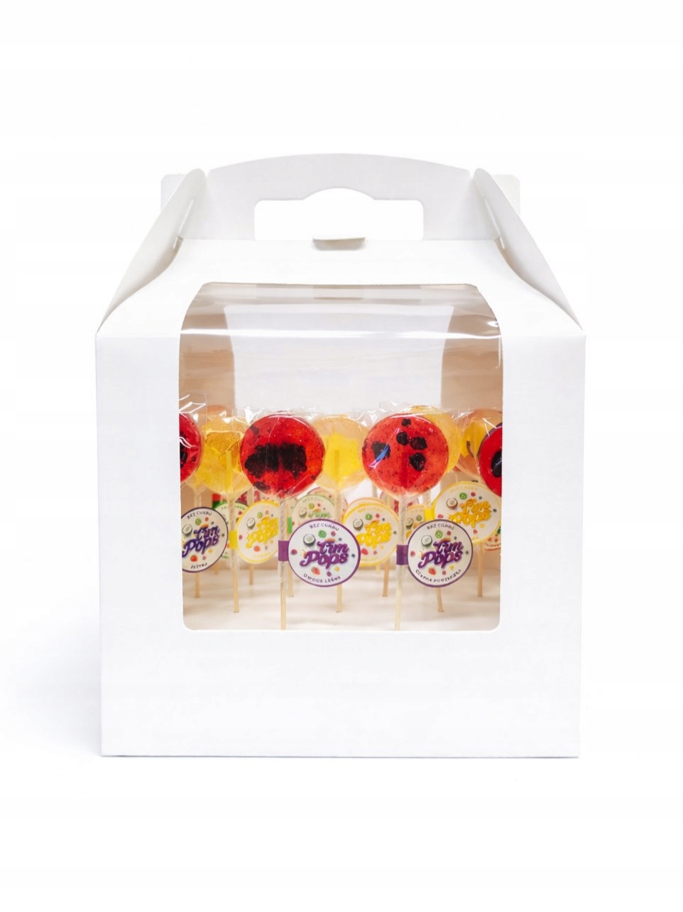 Levně Lízátka bez cukru TimPops sada 18 ks lízátka ovocná jako dárek