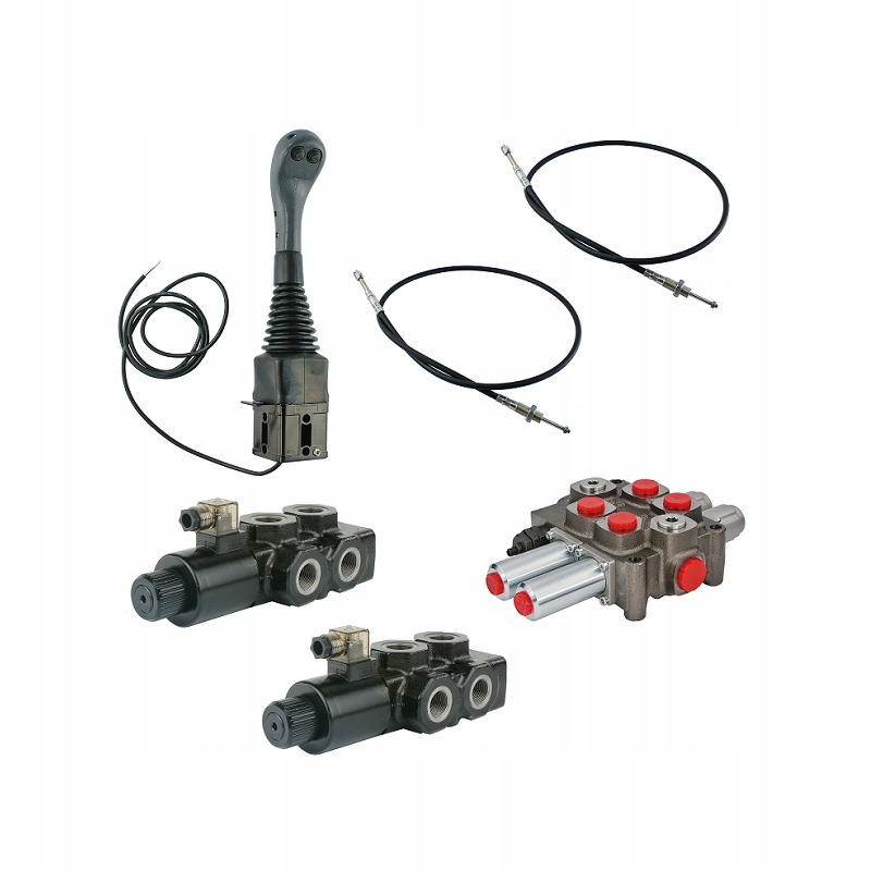 4sekční hydraulický set: rozdělovač 90 l s plovoucí sekcí dva díly