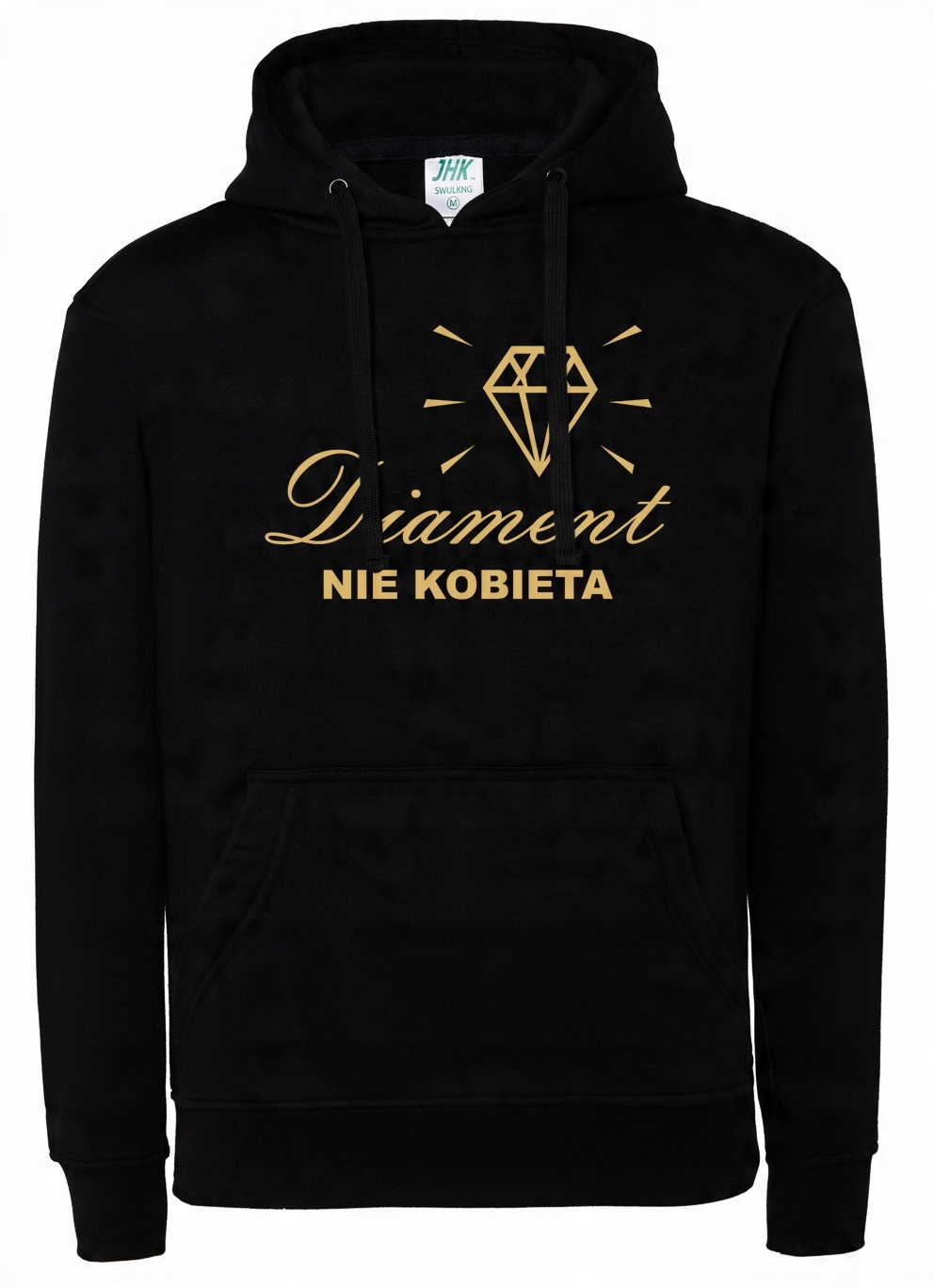 

Bluza damska Diament Nie Kobieta Złoty Druk XL