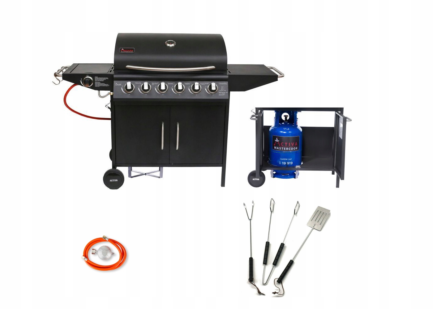 Activa Florida Gas Grill - Fire Grate + Príbory