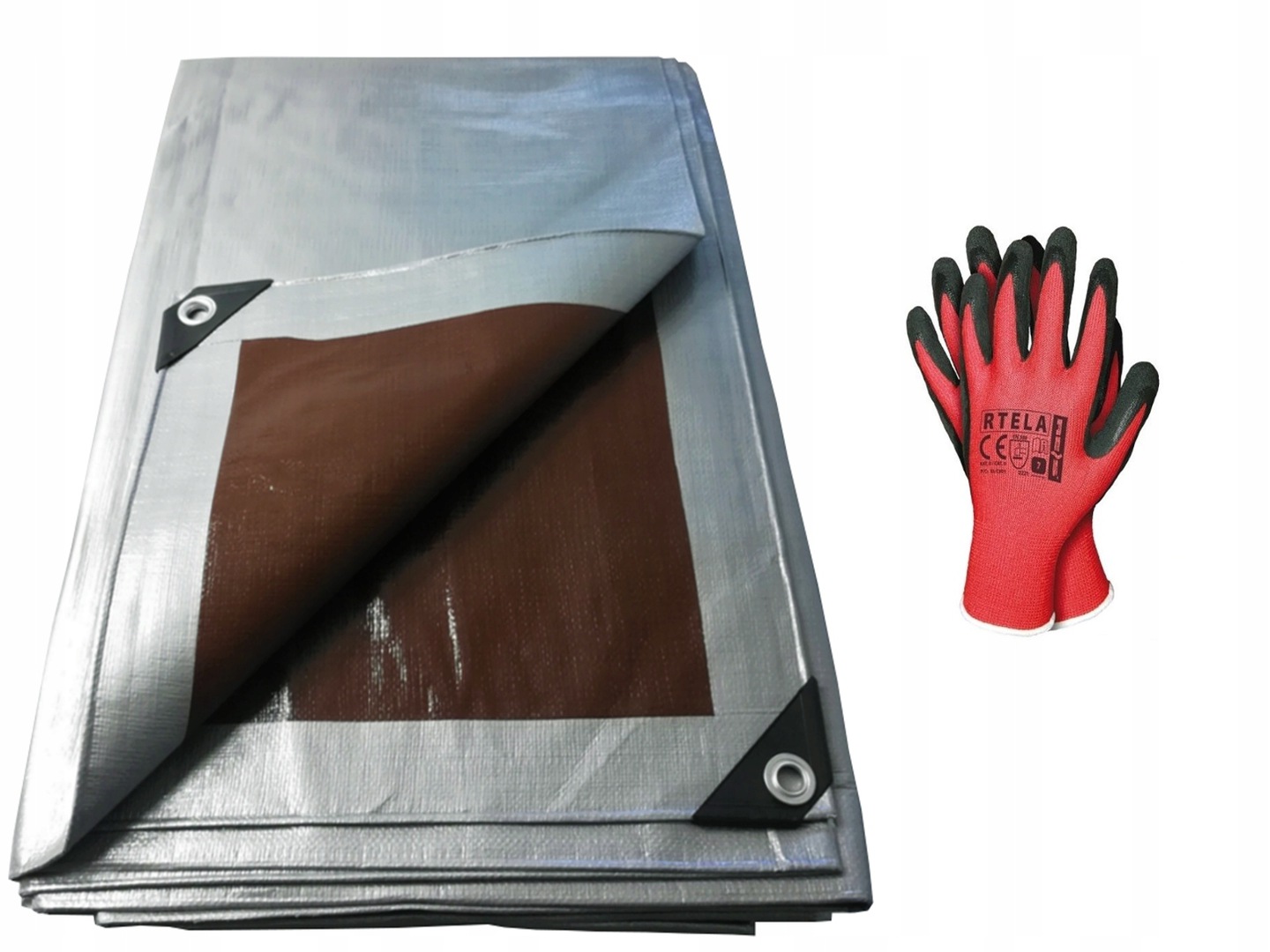 Plandeka 210g PŁACHTA Gruba 2x4 MROZOODPORNA UV+