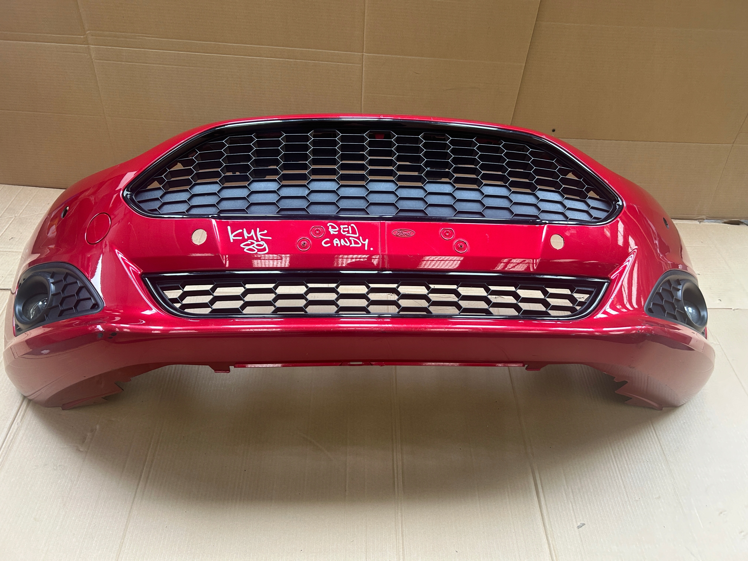 FORD FIESTA MK7 LIFT ST-LINE 2012-2017 bumper front PDC CANDY RED