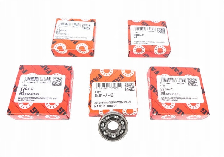 

Łożyska silnika fag c3 simson s51 sr50 s70 6204