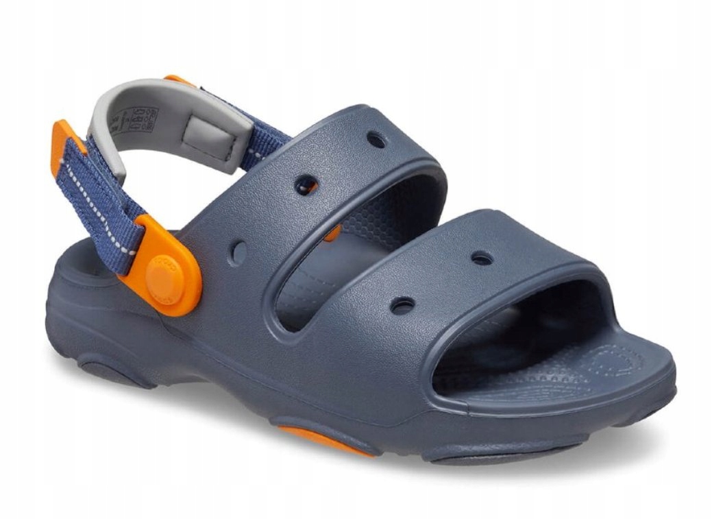 Crocs Classic All-Terrain 207707-4EA szare sandały na rzepy J3 34-35