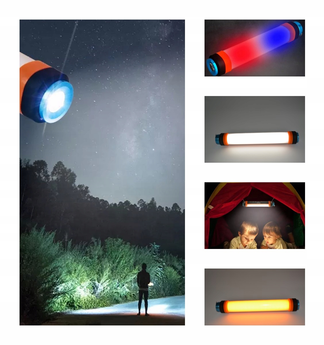 ЛІХТАРИК СВІТЛОДІОДНІ ЛАМПИ ПОЛІЦІЇ ПЕРЕЗАРЯДЖАЮТЬСЯ POWERBANK