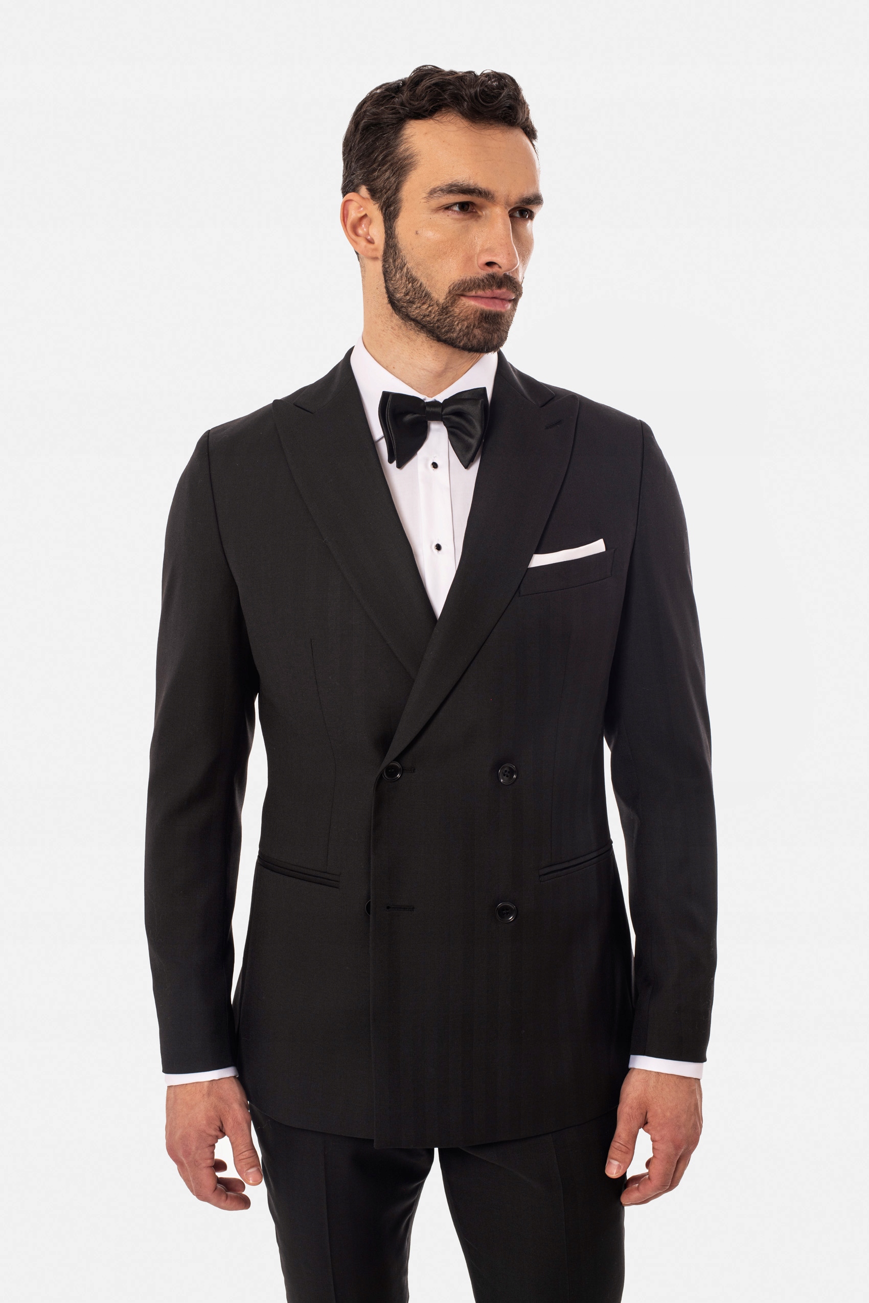 Marynarka Dragoni Czarna Slim Fit 170 104