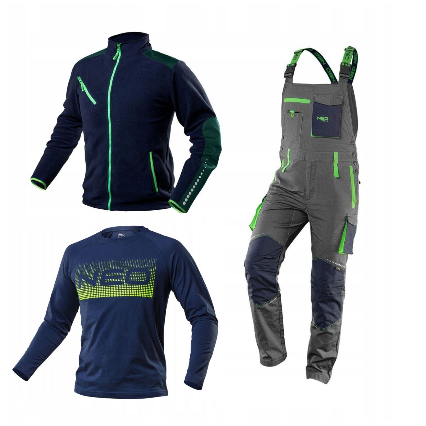Neo Tools Sada pánského pracovního oblečení Bozp, velikost S, Neo