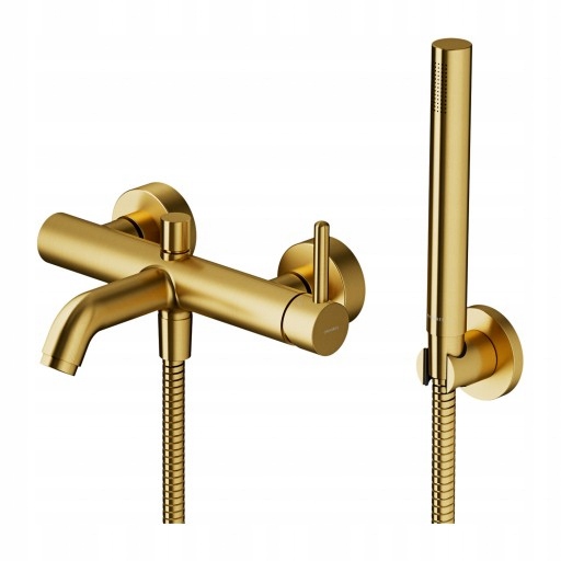 Omnires Y Bateria wannowa z zestawem prysznicowym Y1231GLB