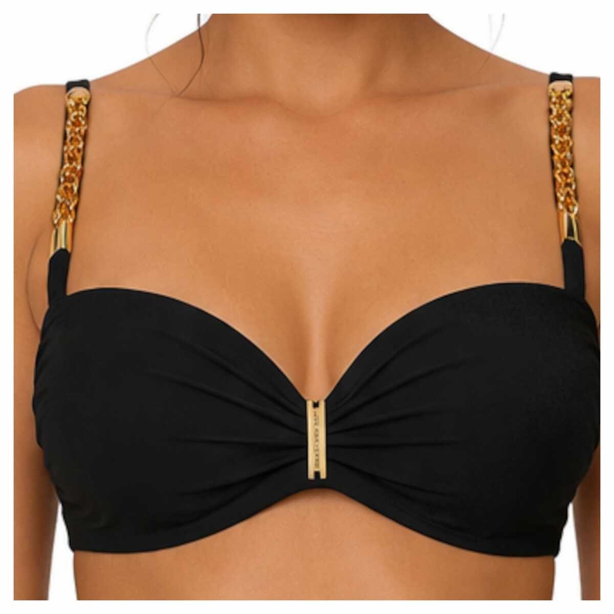 Self Plavková podprsenka push up podprsenka Luxelle1-BRA 19 černá 75D
