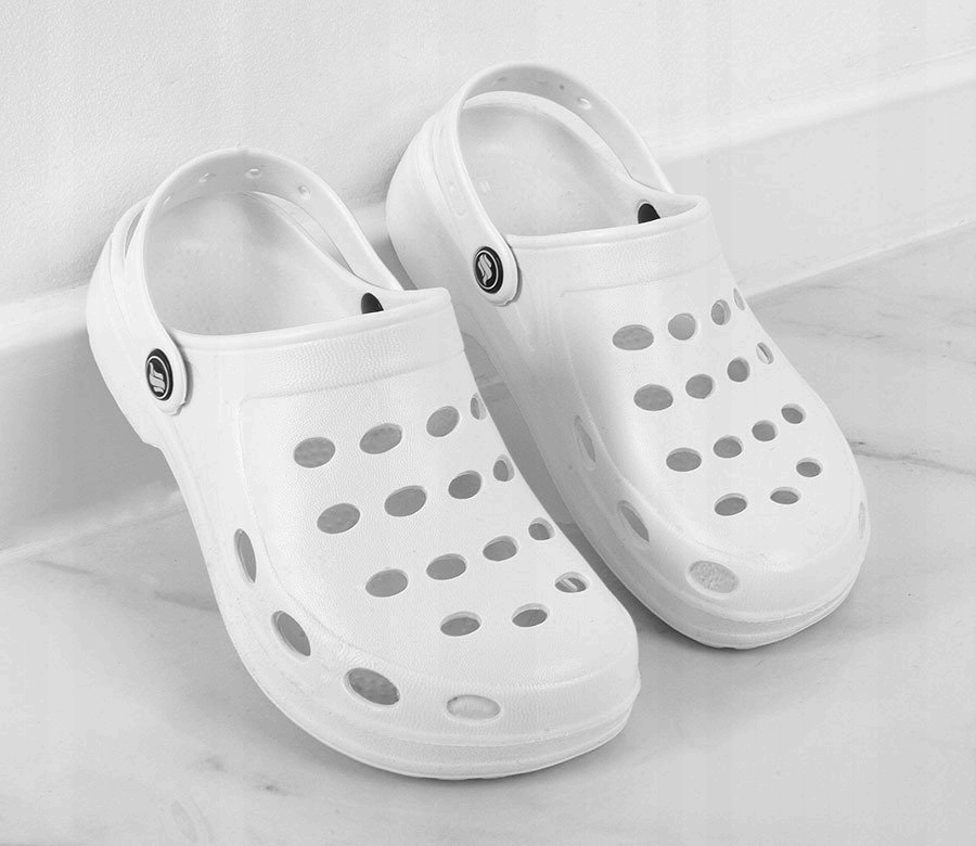 BIAŁE LEKKIE KLAPKI CHODAKI KROKSY MEDYCZNE 40 Kod producenta A-002-WHITE-40