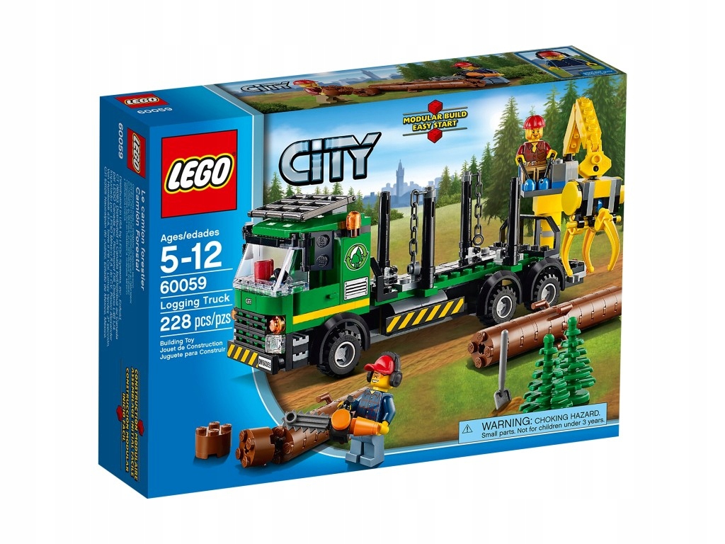 Lego City 60059 Nákladní automobil na přepravu dřeva Nový