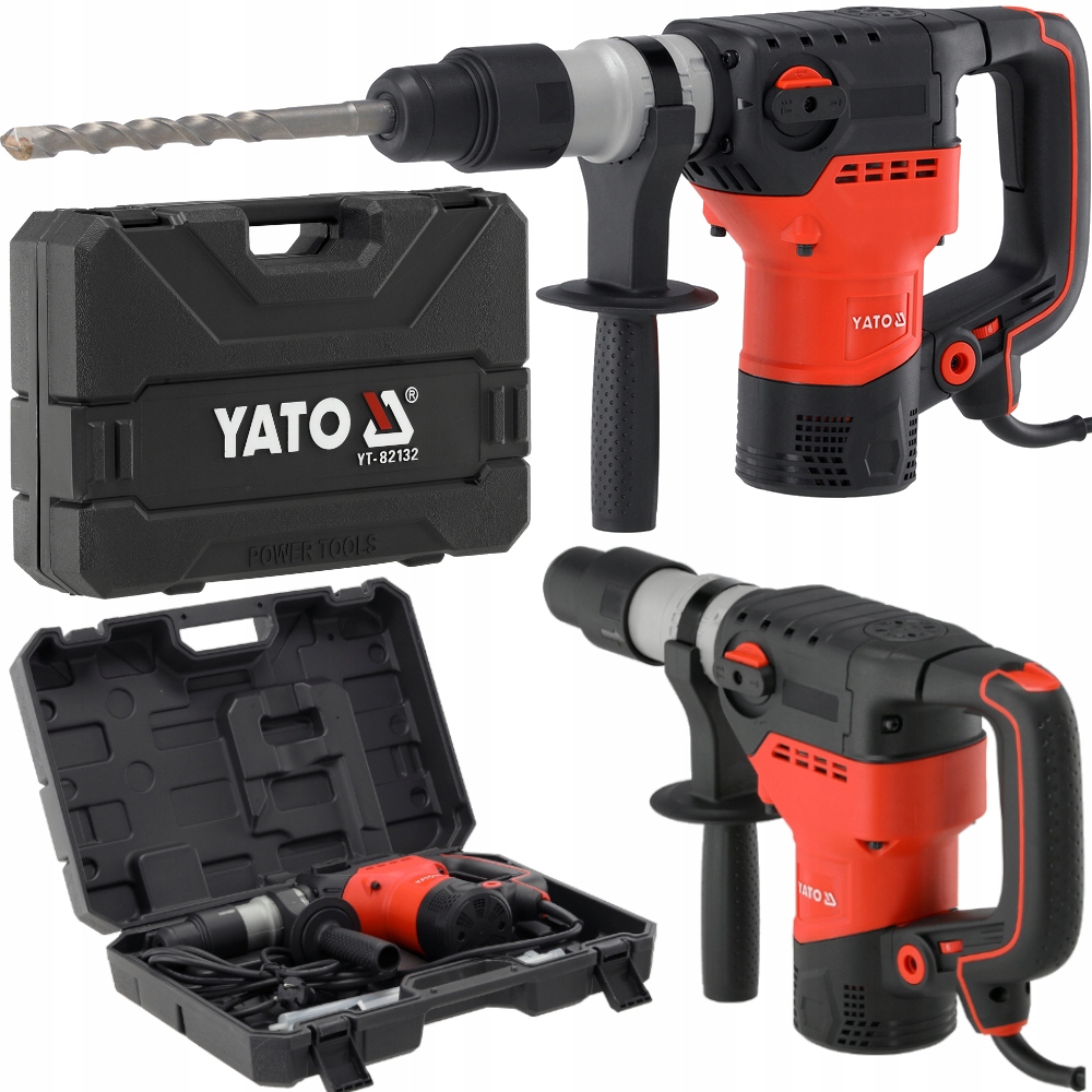Młot Udarowo Obrotowy Sds Max 1600W 15J Do Kucia I Wiercenia Walizka