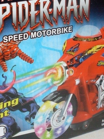 duży Spiderman Motor Ścigacz Max Funkcji jeżdżący Typ zestaw