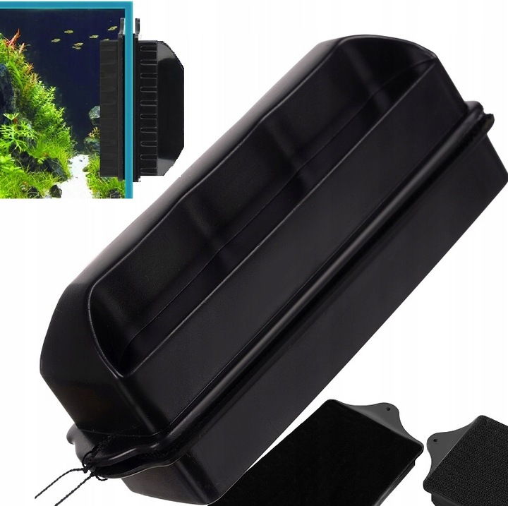 Levně Magnetický Čistič Skel Akvária Stěn Čištění Skla Magnet Silný
