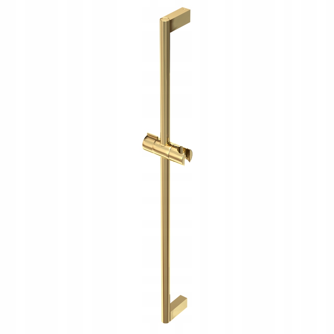 Sprchová tyč s držiakom na sprchovú hlavicu, 70 cm, zlatý lesk