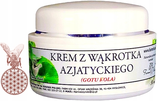 

Krem z Wąkrotka Azjatyckiego 50ml #niwelacja Blizn