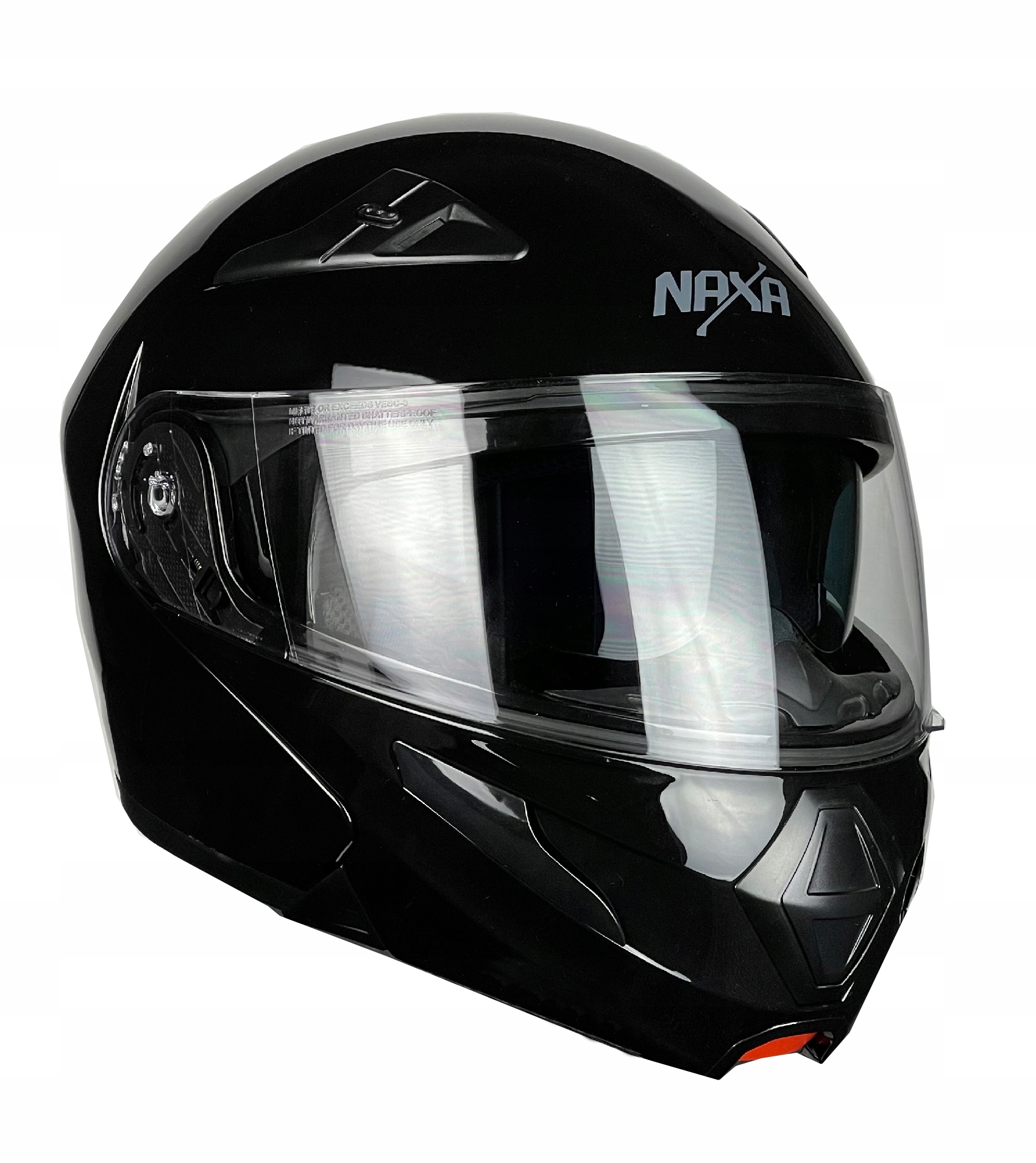 Czarny Kask Szczękowy Naxa F06/A Blenda L Typ Szczękowe / Modułowe