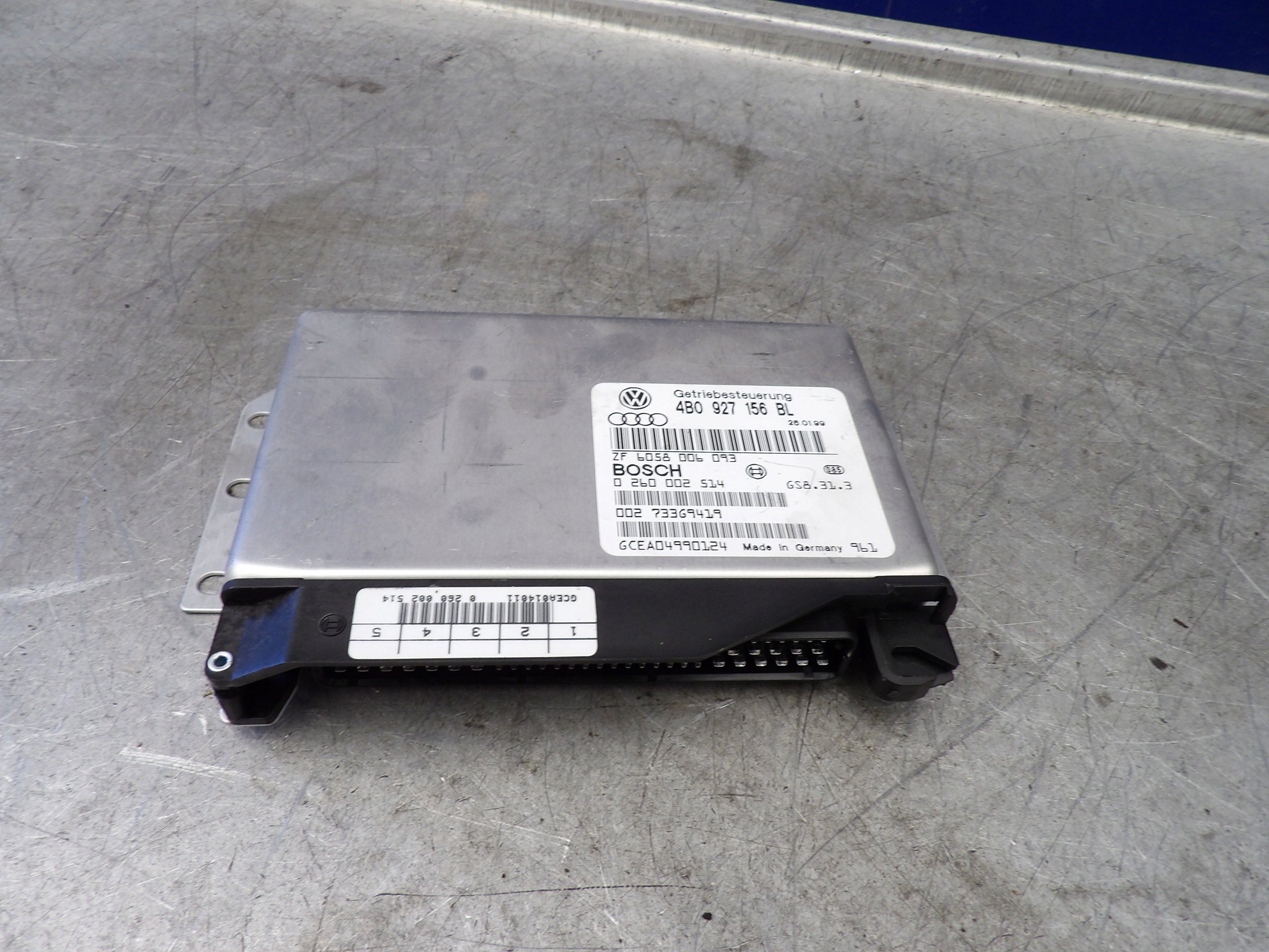 Audi A6 C5 2,5 TDI Bedienteil Getriebe getriebe 4B0927156BL 0260002514