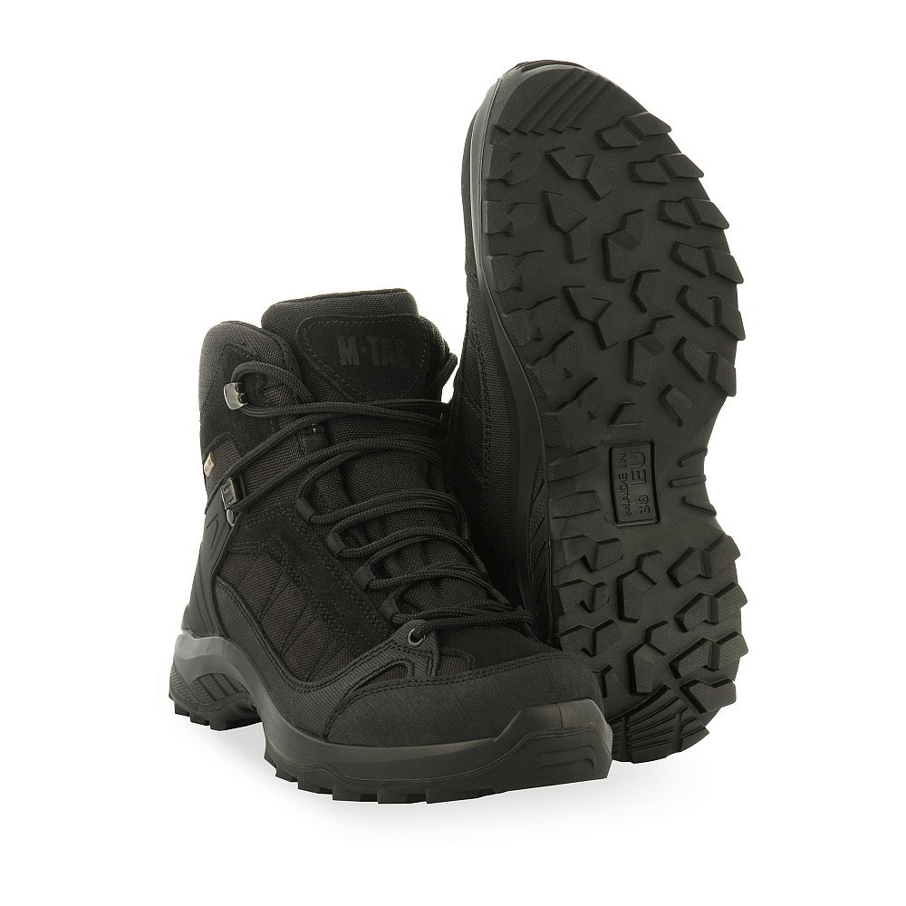 M-Tac Buty taktyczne za kostkę jesienno-zimowe Cordura Czarne 1JJ143/7TPLV