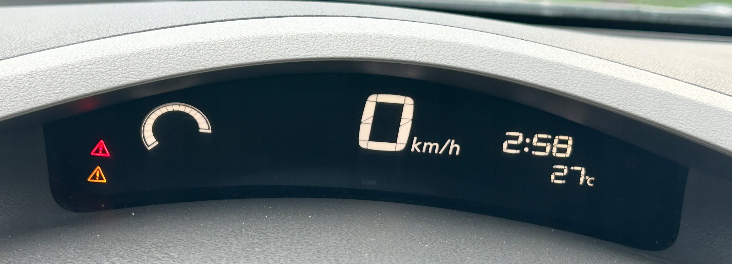 dials display upper NISSAN LEAF and ZE0 24810-3ND1A