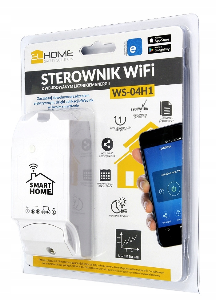 

Watomierz Wifi wyłącznik z licznikiem energii