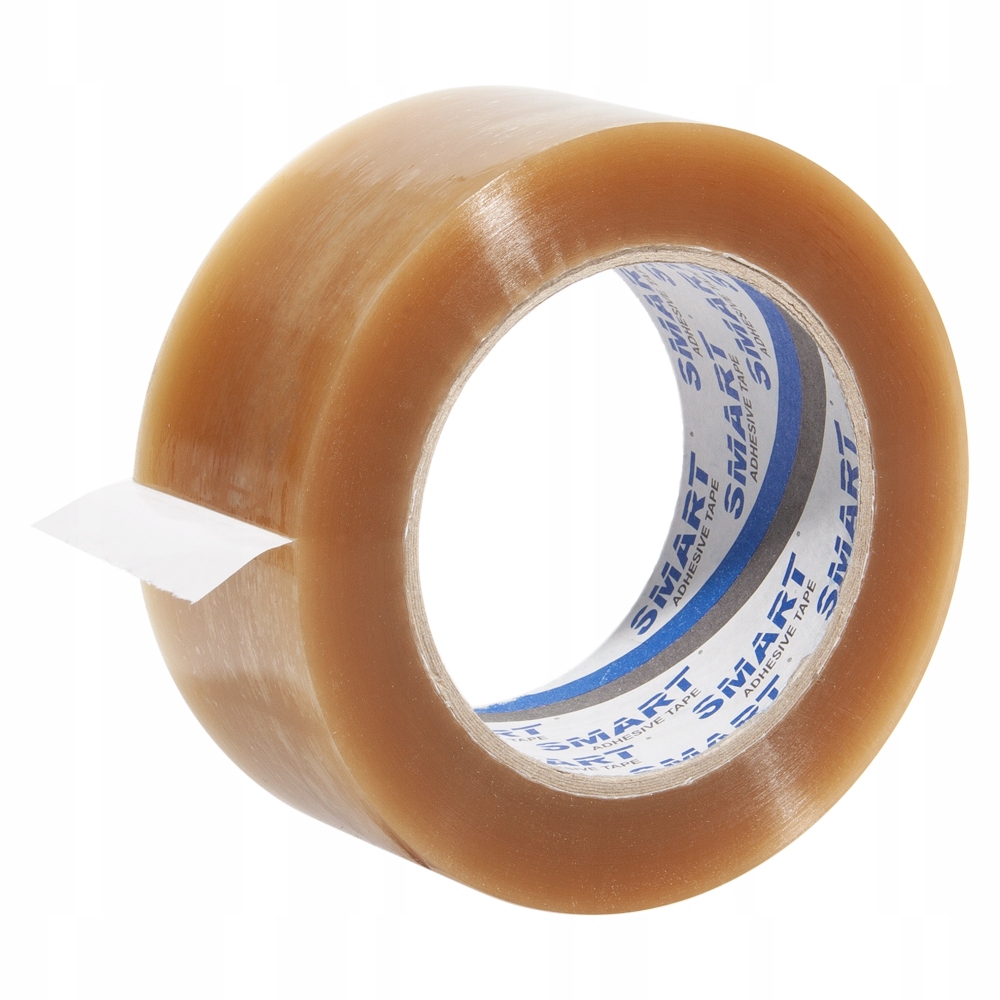TAŚMA PAKOWA Bezbarwna SMART Solvent 48/132m KAUCZUK
