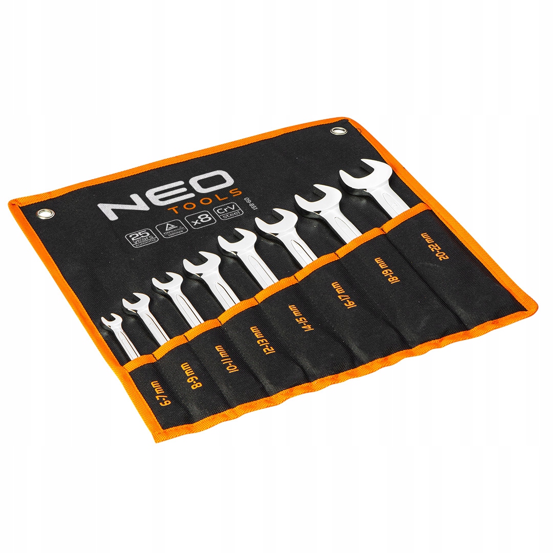

Neo Klucze Płaskie Dwustronne 6-22mm zestaw 09-851