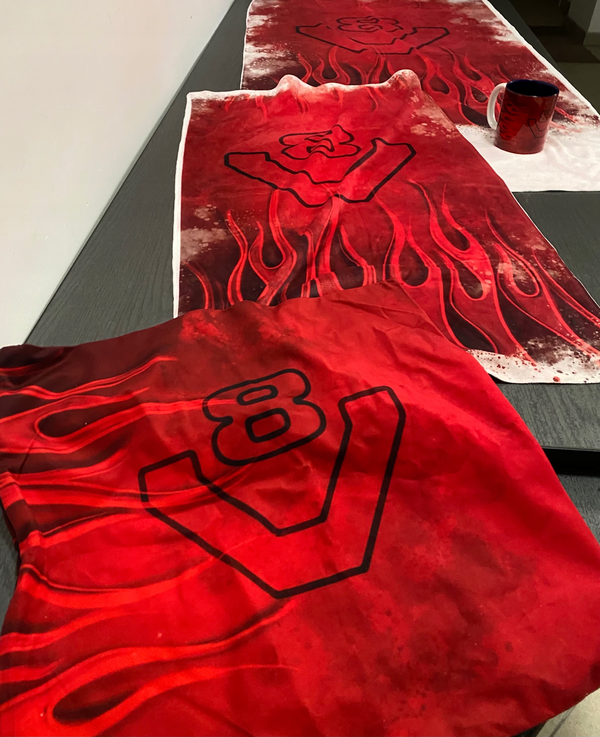 Ręcznik kubek Tir malowane Scania V8