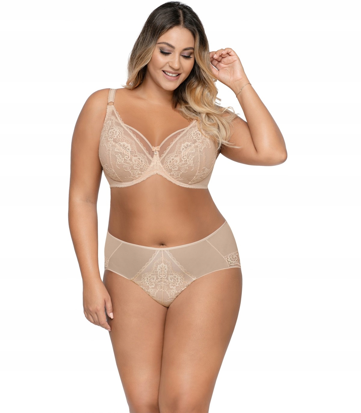 Podprsenka Soft Av 1824 měkká béžová Maxi 85J