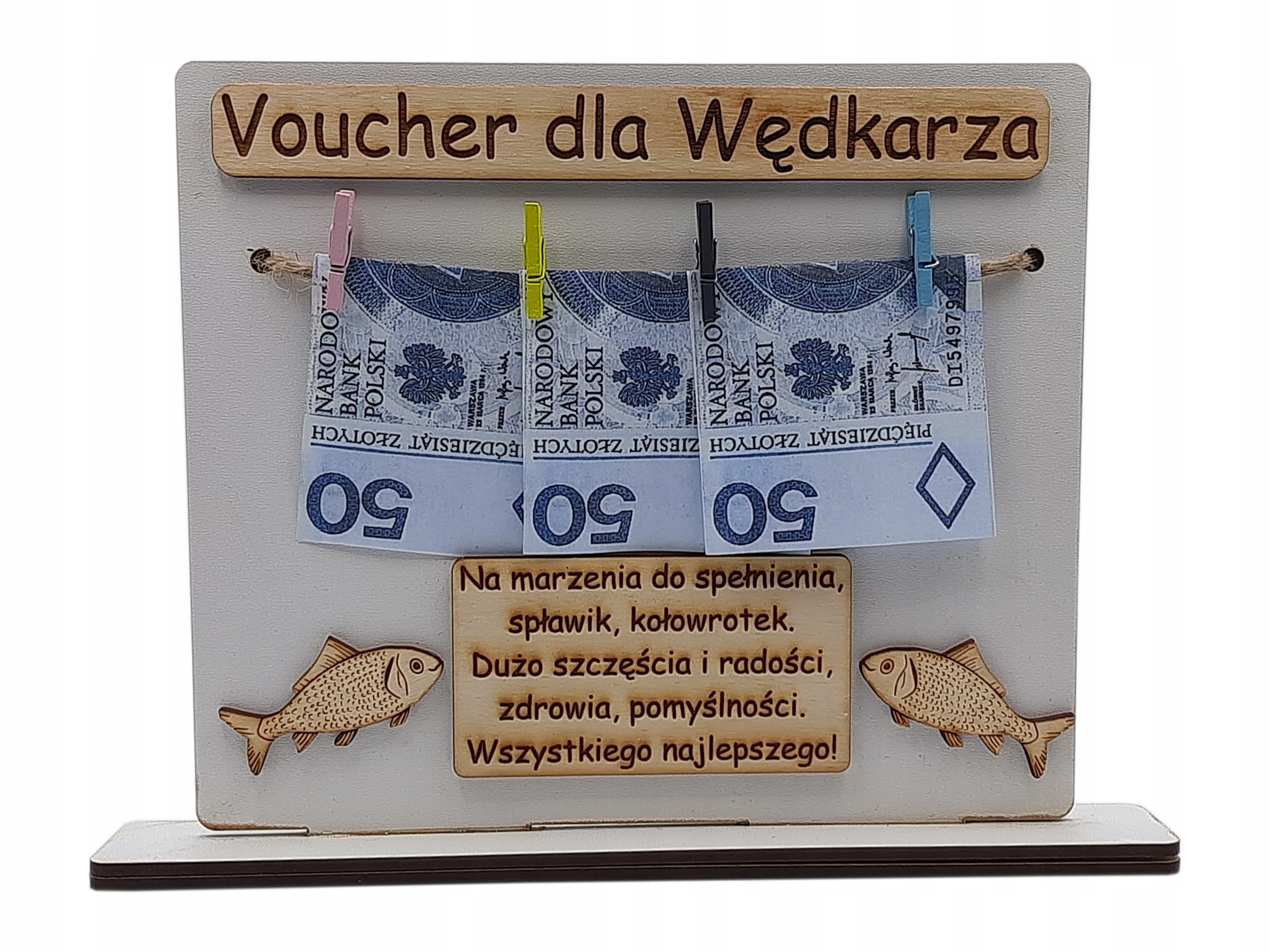 

dla wędkarza na 30 40 50 urodziny Voucher