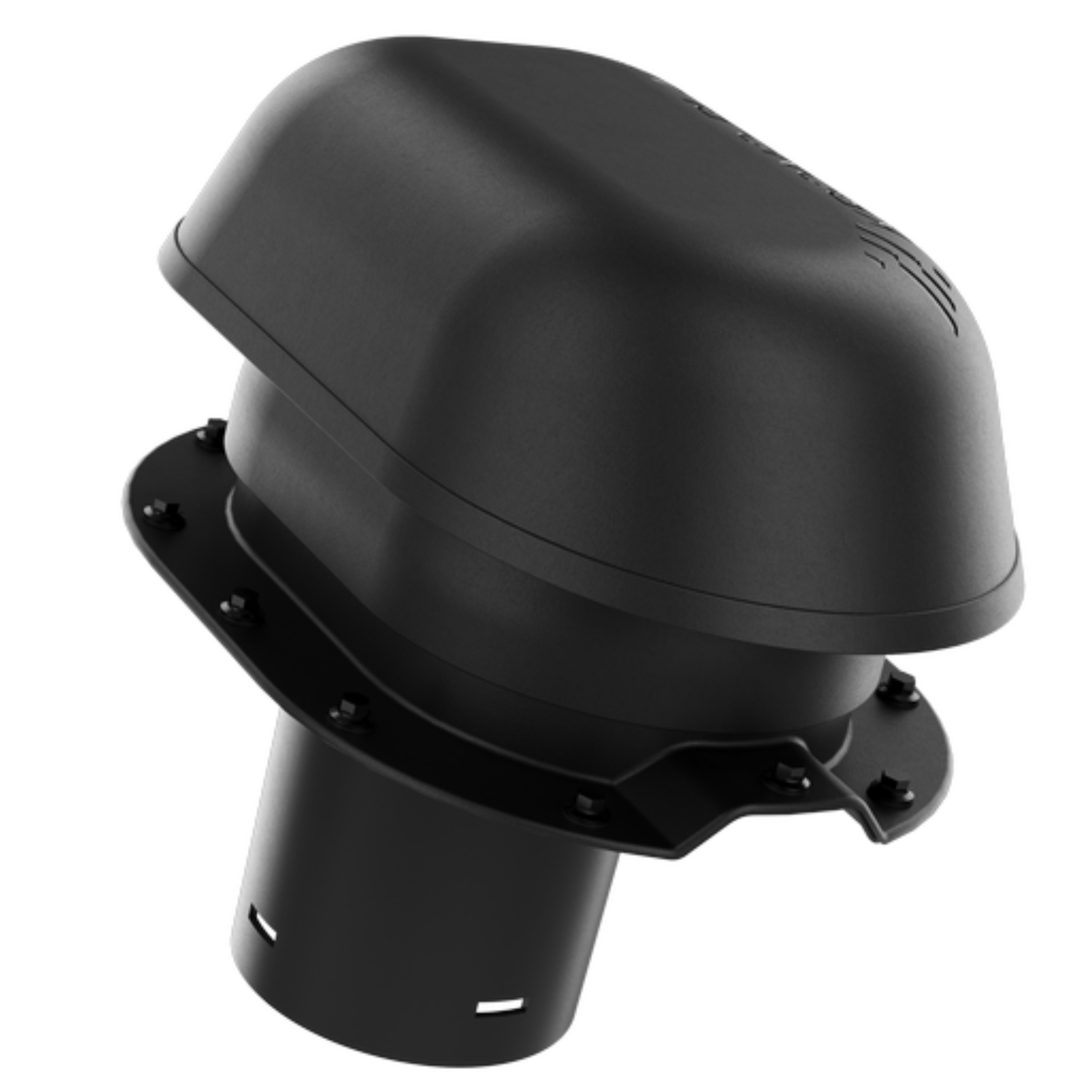 Větrací komín fi150 pro plech Trb-rib Černý 9005