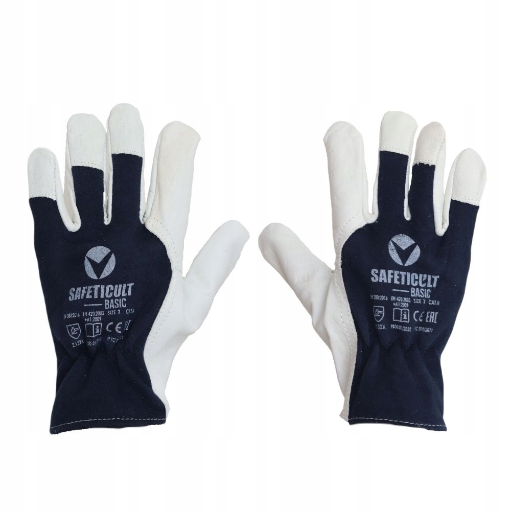 

Rękawice Safeticult Basic, monterskie, M, 12p