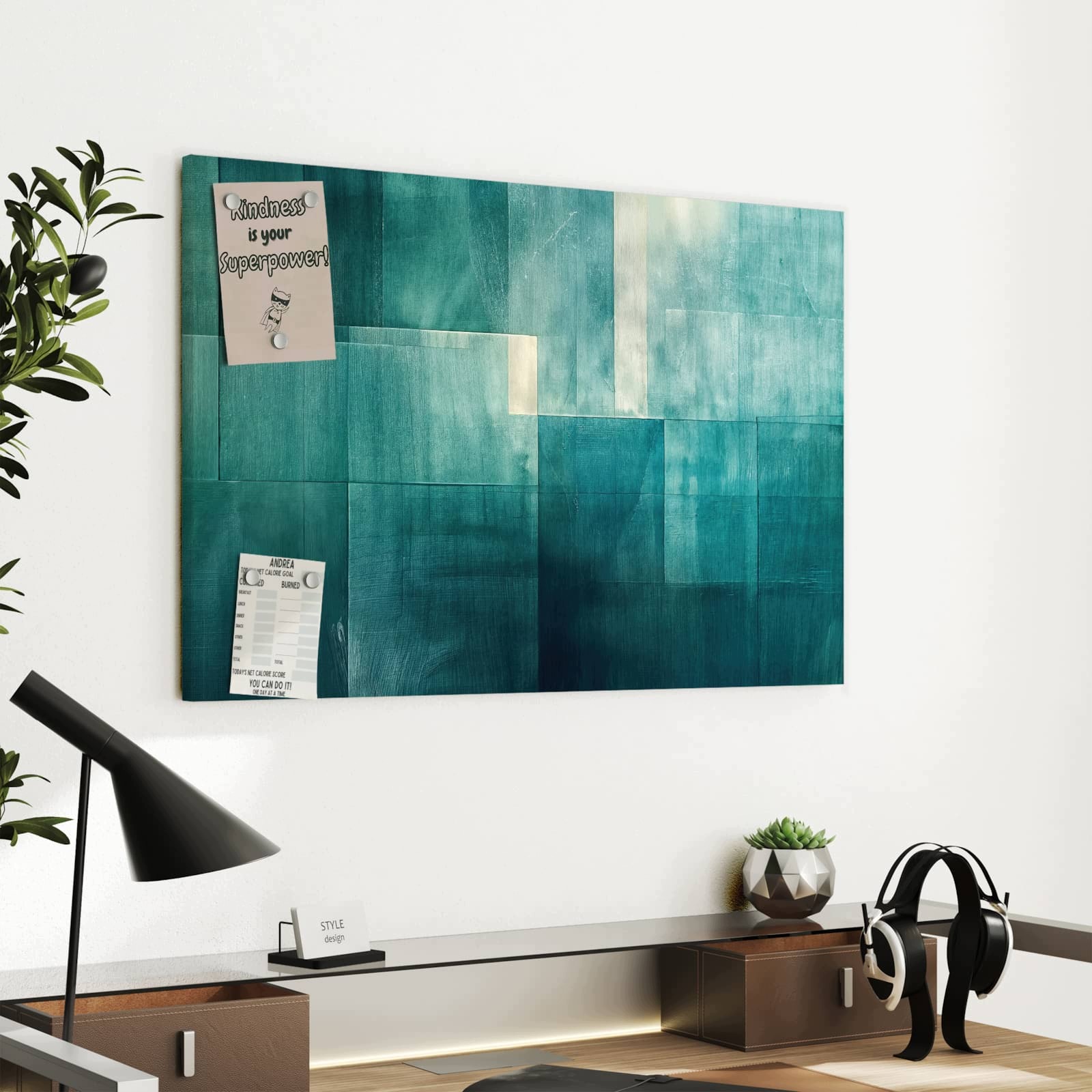 Magnetická tabule Abstraktní pozadí 60 × 40 cm