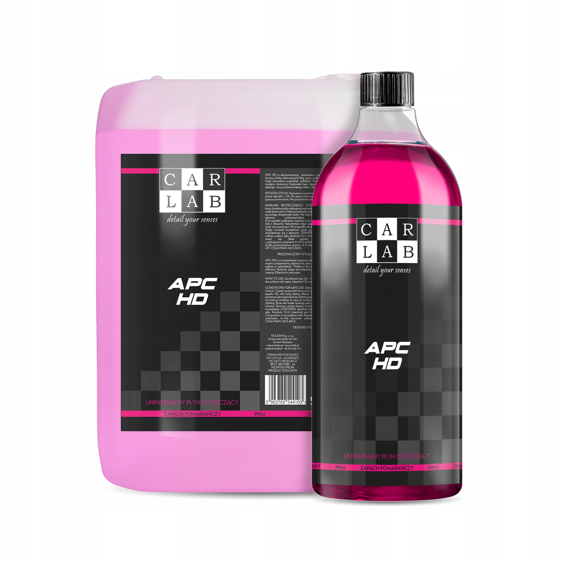 CARLAB APC HD 1L uniwersalny preparat myjący EAN (GTIN) 5903769544097